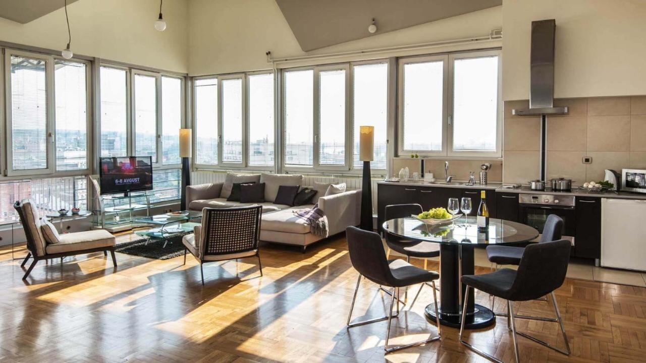 Apartment With The View Belgrado Exterior foto